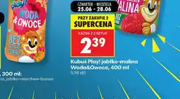 Biedronka Napój Kubuś Play! jabłko-malina Woda&Owoce oferta
