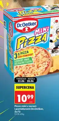 Biedronka Pizza mini z serem i pomidorami Dr. Oetker 3-pak oferta