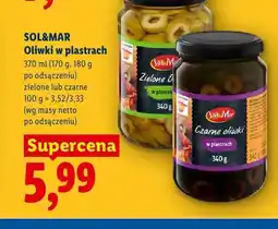 Lidl Oliwki czarne w plastrach Sol & Mar oferta