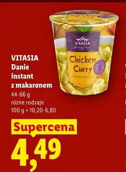 Lidl Danie instant z makaronem oferta