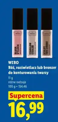 Lidl Róż do konturowania twarzy Wibo oferta
