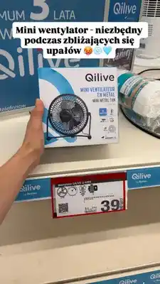 Auchan Mini wentylator Qilive Q.6999 oferta