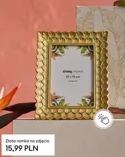 Sinsay Złota ramka na zdjęcia Sinsay Home 10x15 cm oferta
