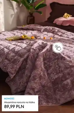 Sinsay Aksamitna narzuta na łóżko oferta