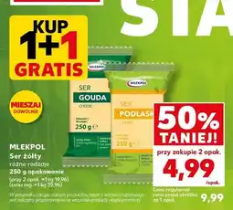 Kaufland Ser żółty Gouda Mlekpol oferta