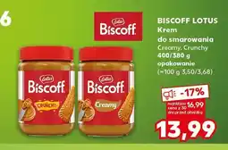 Kaufland Krem do smarowania Biscoff Lotus Crunchy oferta
