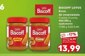 Kaufland Krem do smarowania Biscoff Lotus Crunchy oferta