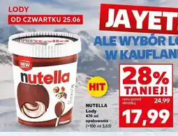 Kaufland Lody Nutella oferta
