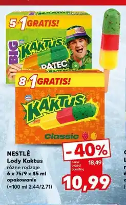 Kaufland Lody Kaktus Big Nestle oferta
