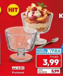 Kaufland Pucharek szklany oferta