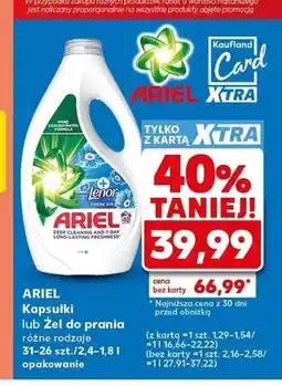 Kaufland Kapsułki do prania Ariel oferta