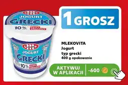 Kaufland Jogurt typ grecki naturalny 10% Mlekovita oferta
