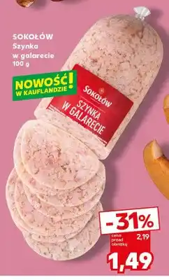 Kaufland Szynka w galarecie Sokołów oferta