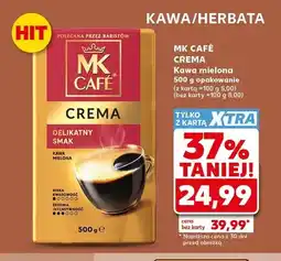 Kaufland Kawa mielona MK Café Crema oferta