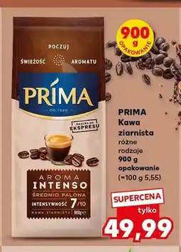 Kaufland Kawa ziarnista Prima Aroma Intenso oferta