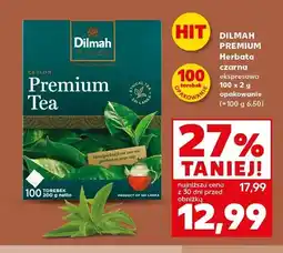 Kaufland Herbata czarna ekspresowa Dilmah Premium oferta