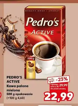Kaufland Kawa palona mielona Pedro's Active oferta