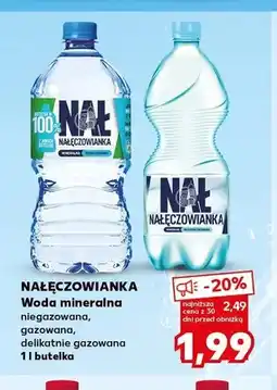 Kaufland Woda mineralna niegazowana Nałęczowianka oferta