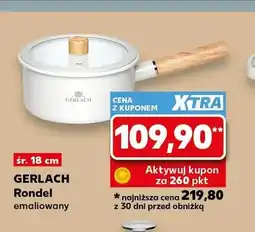 Kaufland Rondel emaliowany Gerlach śr. 18 cm oferta