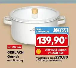 Kaufland Garnek emaliowany Gerlach śr. 24 cm oferta