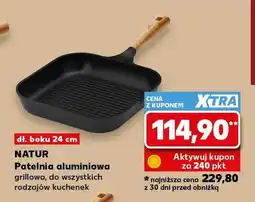 Kaufland Patelnia aluminiowa grillowa Gerlach Natur dł. boku 24 cm oferta