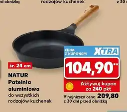 Kaufland Patelnia aluminiowa Gerlach Natur śr. 24 cm oferta