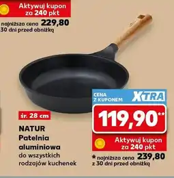 Kaufland Patelnia aluminiowa Gerlach Natur śr. 28 cm oferta