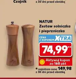 Kaufland Zestaw solniczka i pieprzniczka Gerlach Natur oferta