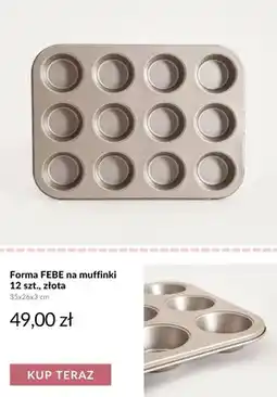 Homla Forma na muffinki FEBE złota oferta