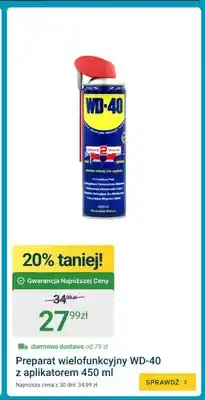 ERLI Preparat wielofunkcyjny WD-40 z aplikatorem oferta