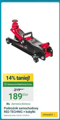 ERLI Podnośnik samochodowy RED TECHNIC z kobyłkami oferta