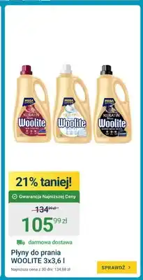 ERLI Płyny do prania Woolite Keratin Therapy 3-pak oferta