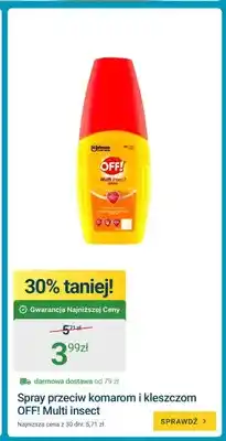 ERLI Spray przeciw komarom i kleszczom OFF! Multi insect oferta