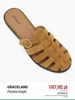 Deichmann Płaskie klapki Graceland oferta