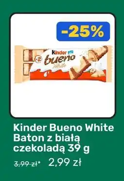 Biedronka Kinder Bueno White Baton z białą czekoladą 39 g oferta