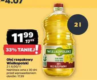 Netto Olej rzepakowy Wielkopolski oferta