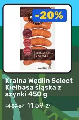 Biedronka Kraina Wędlin Select Kiełbasa śląska z szynki 450 g oferta