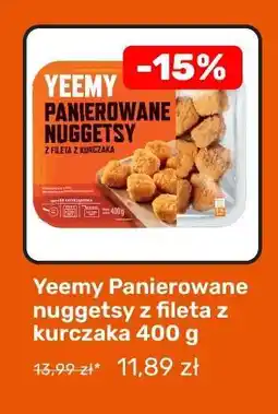 Biedronka Yeemy Panierowane nuggetsy z fileta z kurczaka 400 g oferta