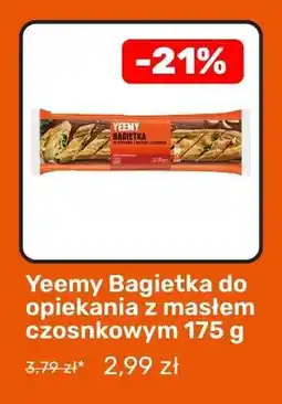 Biedronka Yeemy Bagietka do opiekania z masłem czosnkowym 175 g oferta