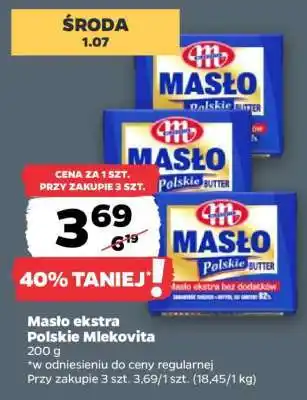 Netto Masło ekstra POLSKIE MLEKOVITA oferta