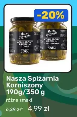 Biedronka Nasza Spiżarnia Korniszony 190g/350 g oferta