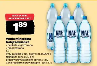 Woda mineralna NAŁĘCZOWIANKA