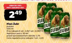 Netto Piwo ŻUBR oferta