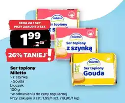 Netto Ser topiony Miletto oferta