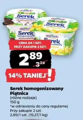 Netto Serek homogenizowany PIĄTNICA oferta