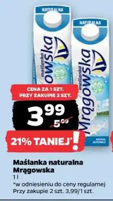 Netto Maślanka naturalna MRĄGOWSKA oferta
