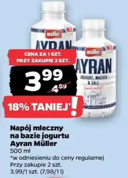 Netto Napój mleczny na bazie jogurtu Ayran Müller oferta