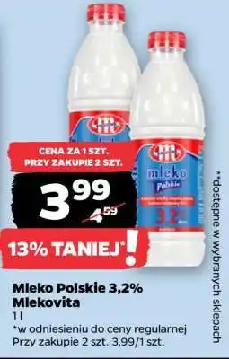 Netto Mleko Polskie 3,2% Mlekovita oferta
