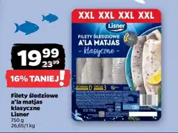 Netto Filety śledziowe a’la matjas klasyczne Lisner oferta