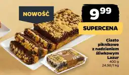 Netto Ciasto piknikowe z nadzieniem śliwkowym Lazur oferta